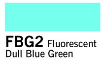 Copic Sketch - FBG2 - Fluorescent Dull Blue Green - Copic Sketch, Copic-penne, Markers, Penne, Penne, kridt & tusch