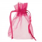 Organzapse 7,5 x 10 cm - rosa