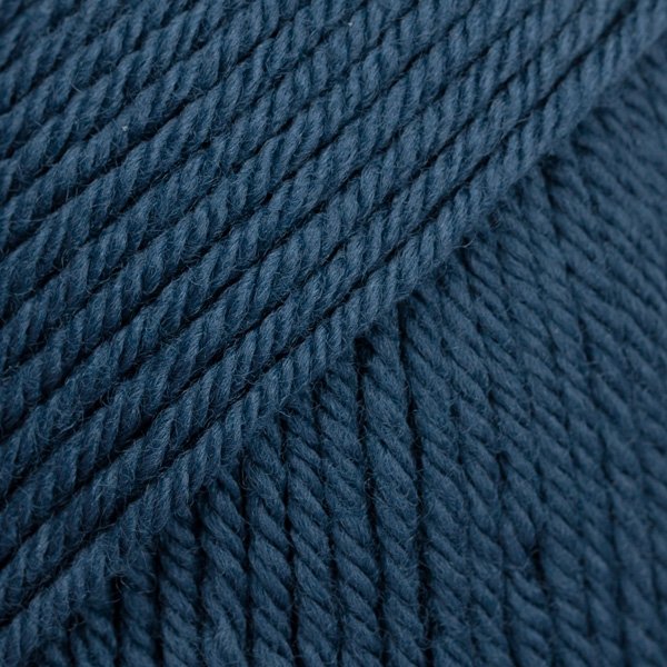 DROPS Daisy Uni Colour garn 50g - Marineblå (19) - DROPS Daisy, Uldgarn, Garn, Strikke, hækle, knytte og væve