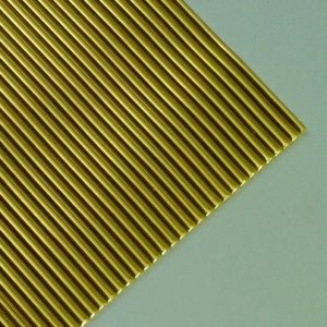 Voksstrimler 200 x 2 mm - guld 29 stk. rund