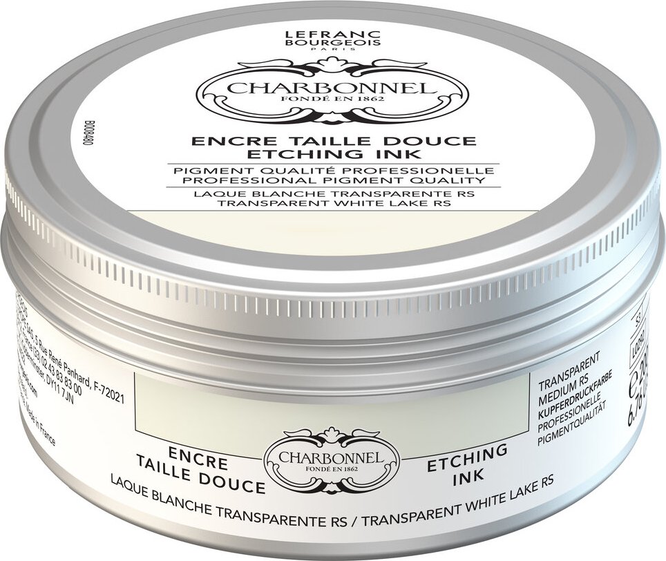 Trykkblekk Etsing Charbonnel Ink. 200 ml 200 ml - Transparent White - Maling & medium for grafiske trykk, Trykk & trykkfarge