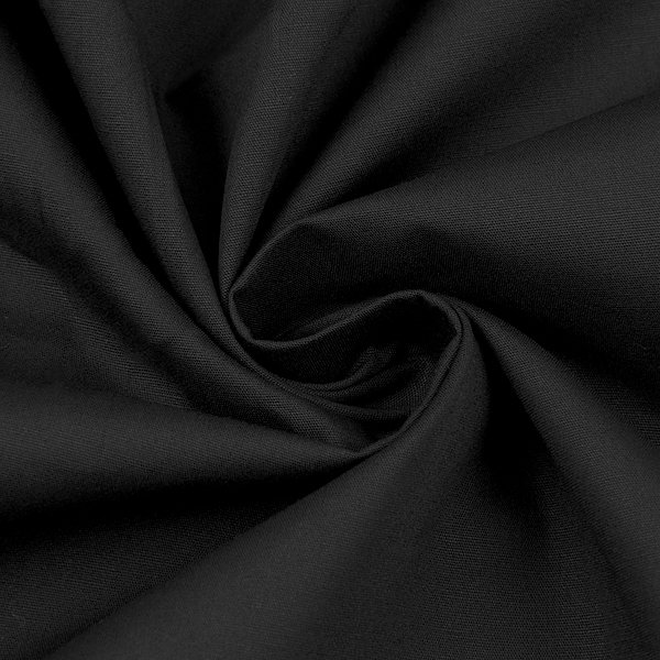 Bomullspoplin Fashion Standard 9 – 145 cm - Svart - Bomullspoplin, Bomullstyg, Tyger