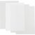 Krymp plastplader - Blank gennemsigtig - mat gennemsigtig - Mat hvid - 4 ark