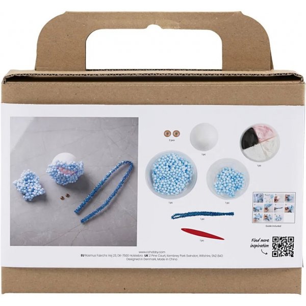 Mini DIY Kit Modellera, ljusblå, Monster Bobby Mini DIY Kit Modellera, ljusblå, Monster Bobby