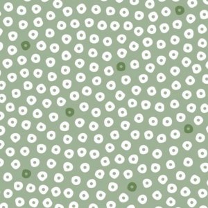 Voksdug Dotti salvie polyester