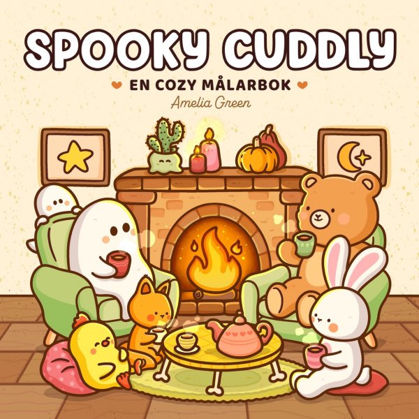 Spooky Cuddly: En koselig fargeleggingsbok