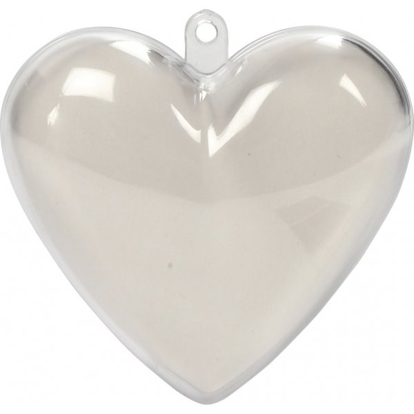 Deko-hjärta - transparent - 10 st Deko-hjärta - transparent - 10 st
