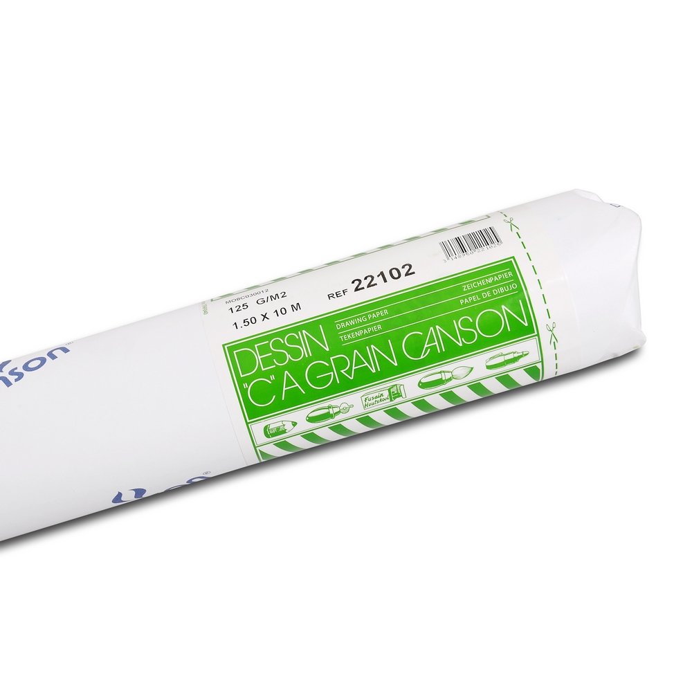Skissepapir C á grain rull 125g - 1,5x10 m - Tegneblokk, Blokk