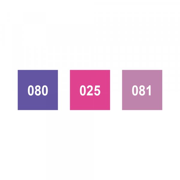 ZIG MS Kalligrafi violet pink - 3-sæt ZIG MS Kalligrafi violet pink - 3-sæt