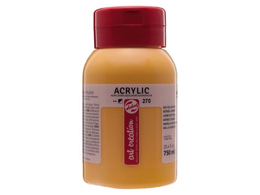 Akrylfärg Art Creation 750 ml - Azo Yellow Deep - Akrylfärger, Konstnärsfärger