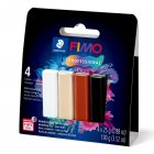 Ugnshärdande modellera set FIMO professional natural colours 100 g - 4 färger Ugnshärdande modellera set FIMO professional natural colours 100 g - 4 färger