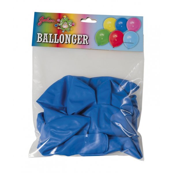 Blå ballonger 10-pack