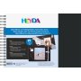 Scrapbook 24 x 34 cm med svart papper