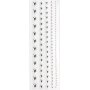 Dekorativa självhäftande pärlband i silver, 14,5 x 0,8 cm, 5-pack Dekorativa självhäftande pärlband i silver, 14,5 x 0,8 cm, 5-pack