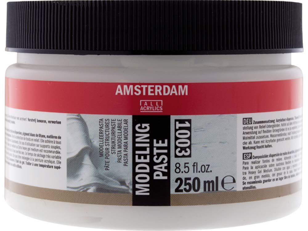 Amsterdam Modelleringspasta - 250 ml - Akrylmedier, Malermedium, Fernis og kunstner medier til kunstmaling