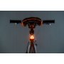 Baklampa cykel LED triangelform 7 lägen USB Baklampa cykel LED triangelform 7 lägen USB
