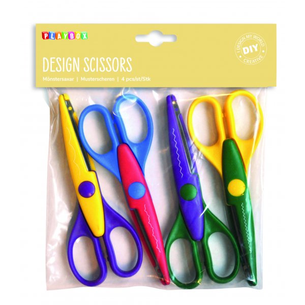 Mönstersaxar 4 st Mönstersaxar 4 st