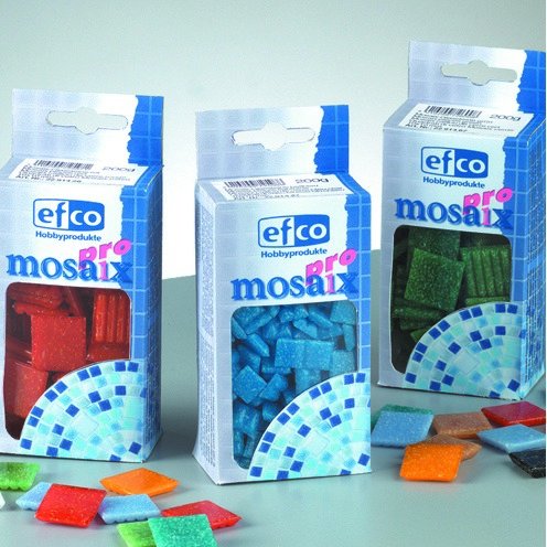 MosaixPro - glasmosaik 10 x 10 mm - röd-mix 200 g ~ 302 st. MosaixPro - glasmosaik 10 x 10 mm - röd-mix 200 g ~ 302 st.