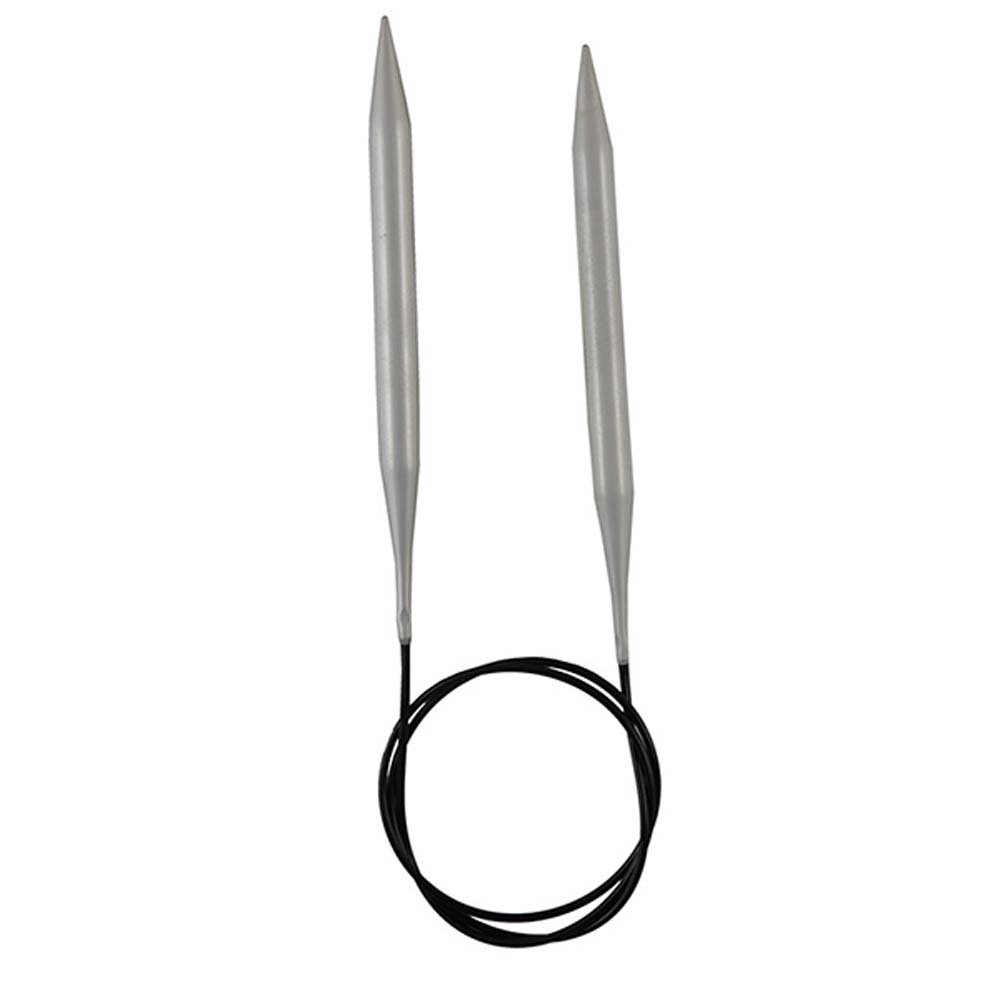 Rundpinde Basix Aluminium - 100 cm/2,75 mm - Rundpinde, Strikkepinde, Strikning, Strikke, hækle, knytte og væve