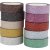 Glittertape/washite tape - blandede farger - 10 x 6 m