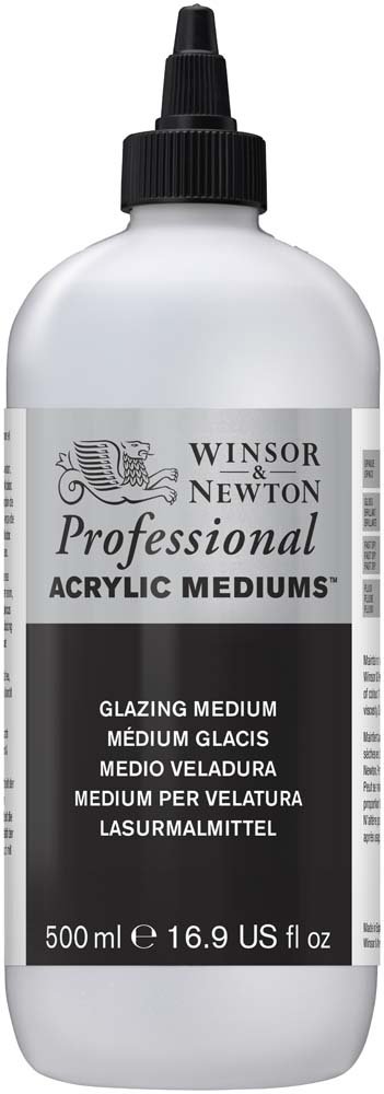Akryl medium W&N Professional - Laser medium - 500 ml - Akrylmedier, Malermedium, Fernis og kunstner medier til kunstmaling
