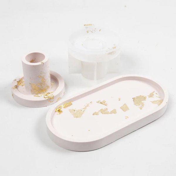 Start DIY Kit Resingjutning, Ljusstakar och brickor Start DIY Kit Resingjutning, Ljusstakar och brickor
