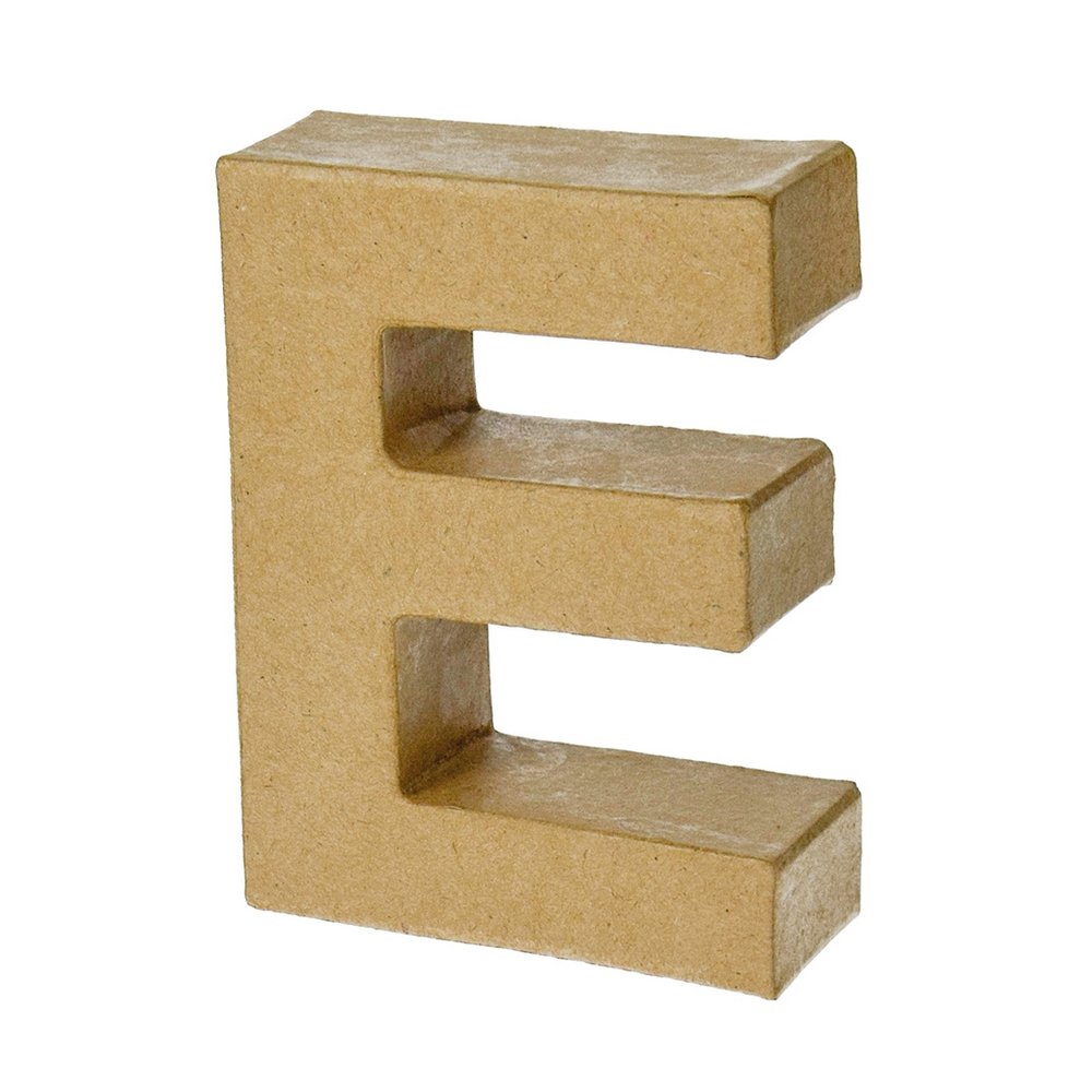 Bogstav H 10 x T 3 cm - E - Papbogstaver, Bogstaver og tal, Papirartikler, Dekorationsrammer, Hobbymateriale, Håndværk