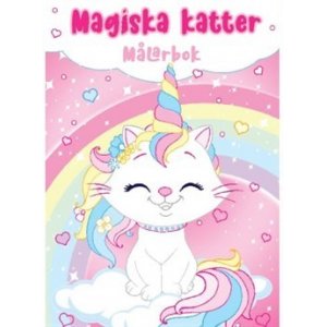 Fargeleggingsbok - Magiske katter