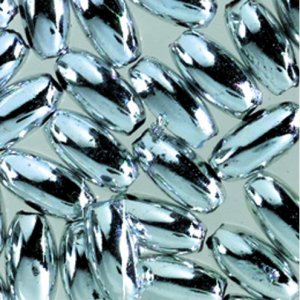 Silverpärlor olivformade 4 x 8 mm - 40-pack. Silverpärlor olivformade 4 x 8 mm - 40-pack.