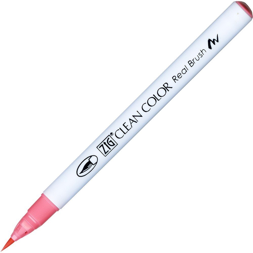 Penselpen ZIG Clean Color Real Brush - Light Carmine (021) - Penselpenne, Penne, Penne, kridt & tusch