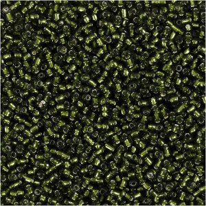 Rocaillepärlor 1,7 mm Gräsgrön 25 g Rocaillepärlor 1,7 mm Gräsgrön 25 g