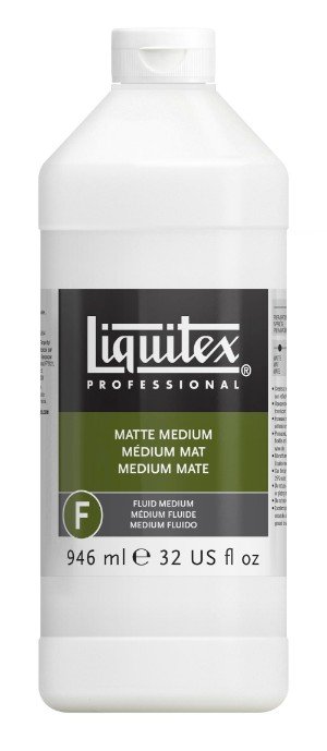 Liquitex Akrylmedium 946 ml - Mat - Akrylmedier, Malermedium, Fernis og kunstner medier til kunstmaling