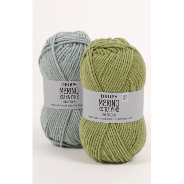 Drops Merino Extra Fine garn - 50g (ca 30 olika färgval) Drops Merino Extra Fine garn - 50g (ca 30 olika färgval)