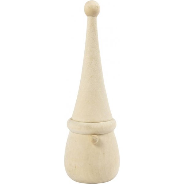 Skandinavisk tomtenisse - Ø6 cm - H16 cm Skandinavisk tomtenisse - Ø6 cm - H16 cm