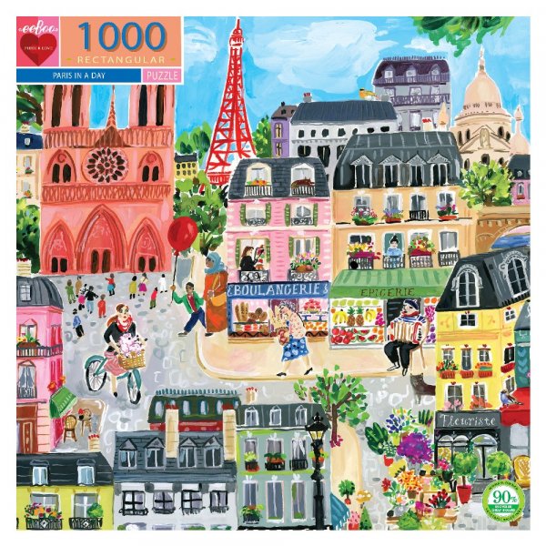 Pussel 1000 bitar - En dag i paris