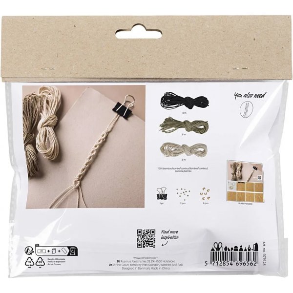 Mini DIY Kit Makramé, Armband Mini DIY Kit Makramé, Armband