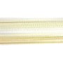 Chenillepinnar 6 mm, 20-pack, blandade vita f�rger