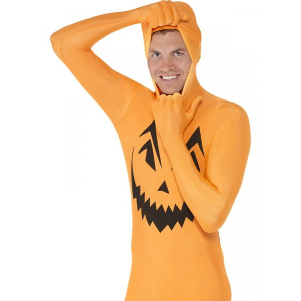Second skin-dräkt, pumpa maskeraddräkt - Medium Second skin-dräkt, pumpa maskeraddräkt - Medium