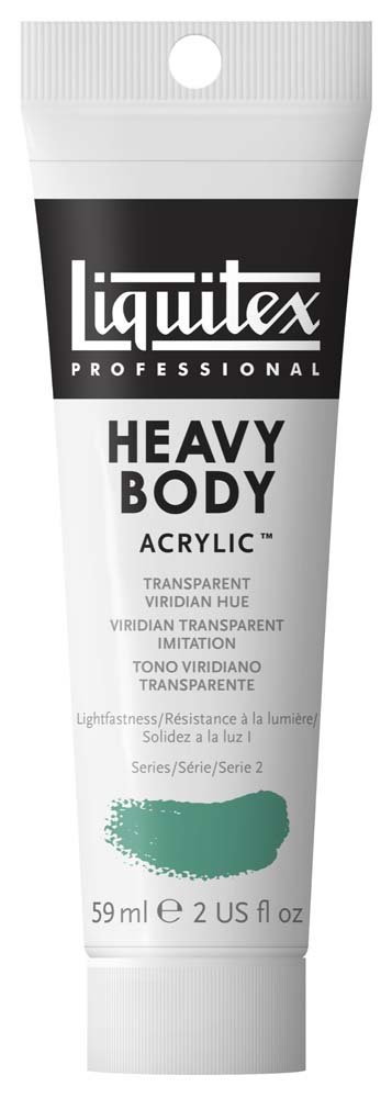 Akrylfärg Heavy Body Liquitex 59 ml - 327 Transparent Viridian Hue - Akrylfärger, Konstnärsfärger