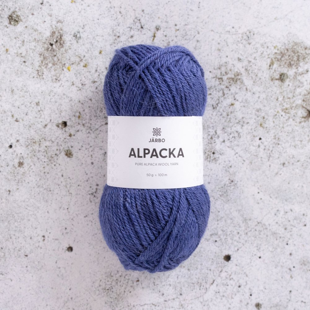 Alpaca - Blue Federal - Järbo Alpaca, Alpakkagarn, Garn, Strikke, hækle, knytte og væve