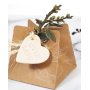 Presentaskar pungform kraft 7 x 7 cm - 6 st Presentaskar pungform kraft 7 x 7 cm - 6 st