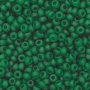 Rocaillep�rlor 2,5 mm i gr�n matt f�rg, 20 g