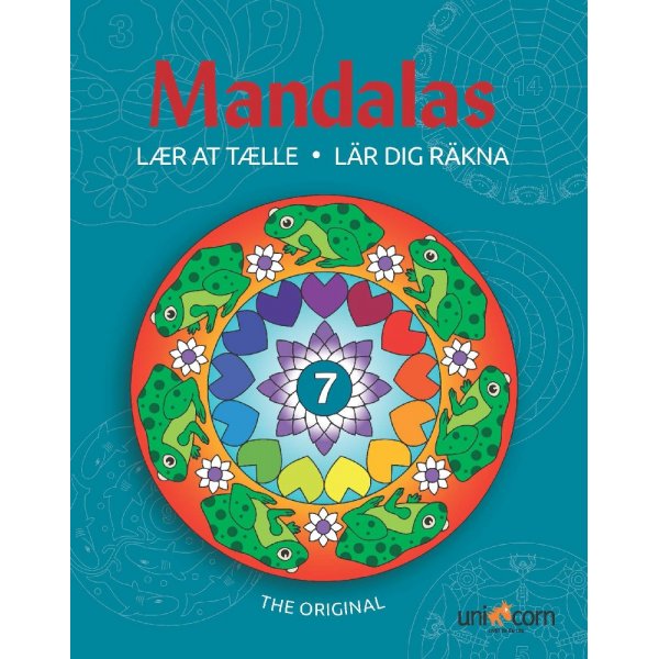 Mlarbok Mandalas - Lr dig siffror