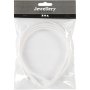 Diadem smalt 8 mm Vit 5-pack Diadem smalt 8 mm Vit 5-pack