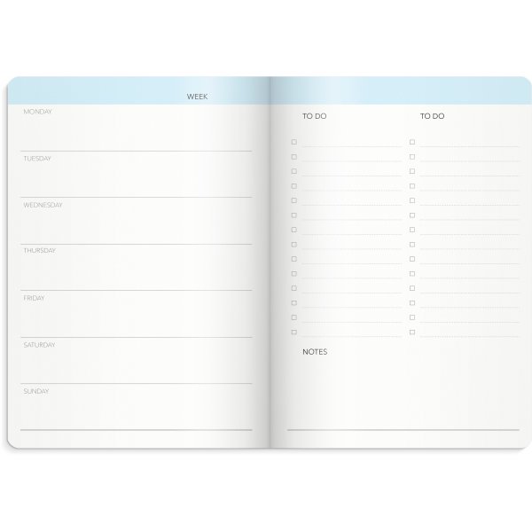 Week Planner - Undated pink Week Planner - Undated pink