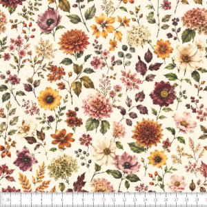 Strikstof Felicia mønstret beige 150 cm - Pr. metervare Strikstof Felicia mønstret beige 150 cm - Pr. metervare