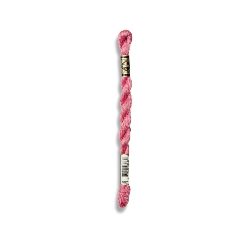 DMC Pearl Cotton Art. 115/5, 962 Medium Dusty Rose - Broderigarn, Garn, Sticka & virka