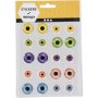 3D-ögon självlysande 20 mm 10 par - Ark 3D-ögon självlysande 20 mm 10 par - Ark