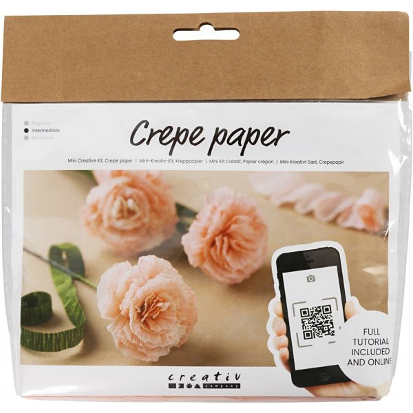 Mini DIY Kit Kräppapper - Nejlikor Mini DIY Kit Kräppapper - Nejlikor