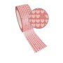 Queen tejp med rosa hjärtan 48 mm x 8 m Queen tejp med rosa hjärtan 48 mm x 8 m